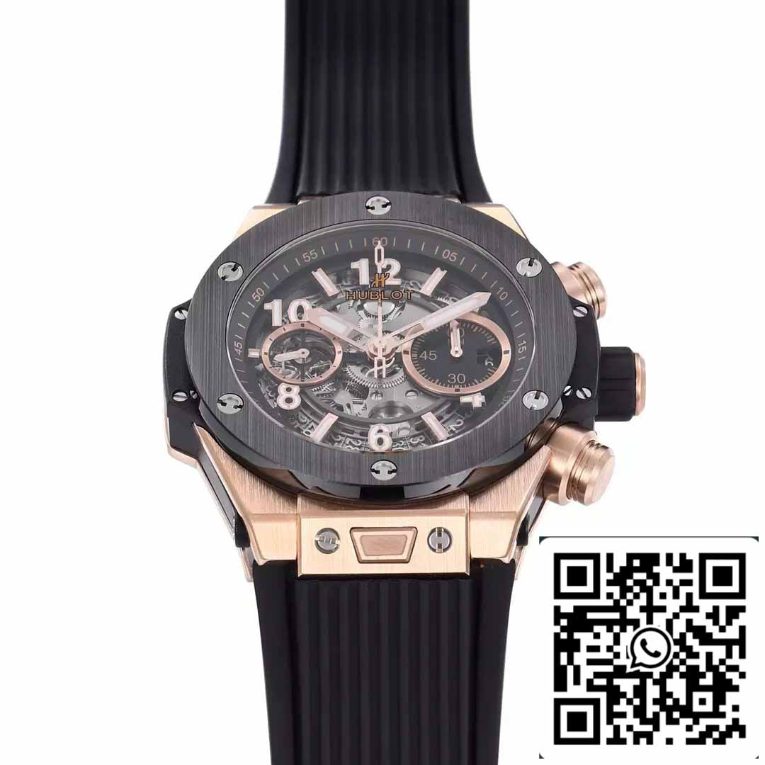 Hublot Big Bang Unico King Oro Negro Cerámica 421.OM.1180.RX 1:1 Mejor Edición BBF Factory 