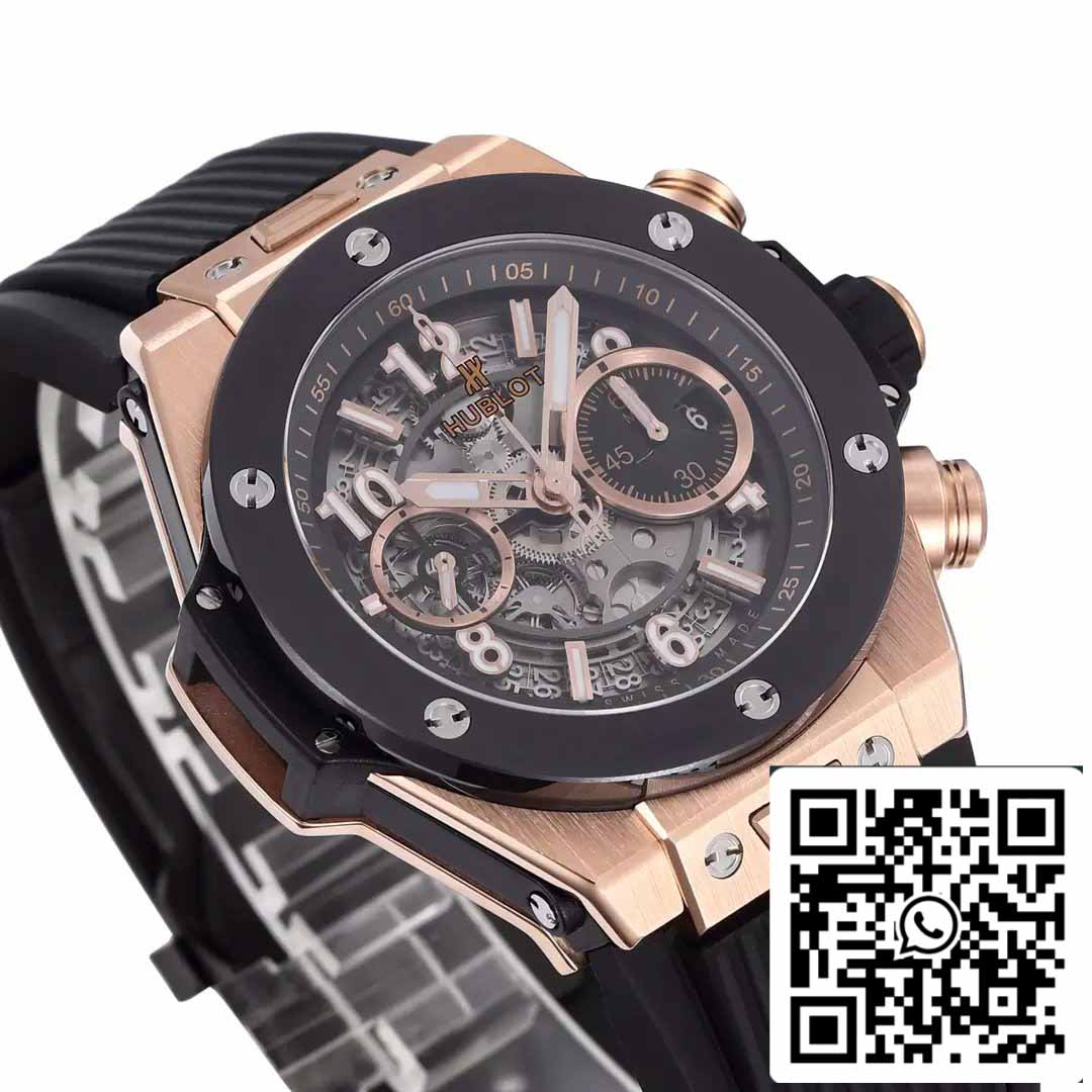 Hublot Big Bang Unico King Oro Negro Cerámica 421.OM.1180.RX 1:1 Mejor Edición BBF Factory 