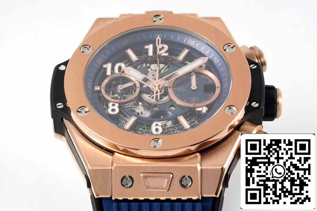 Hublot Big Bang Unico King Gold Blue 421.OX.5170.RX 1:1 Best Edition BBF Factory Blue Strap