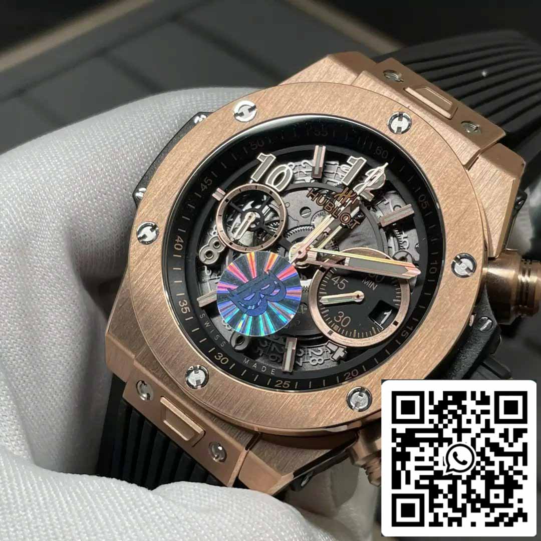 Hublot Big Bang Unico King Gold 421.OX.1170.RX 1:1 Best Edition BBF Factory quadrante grigio 