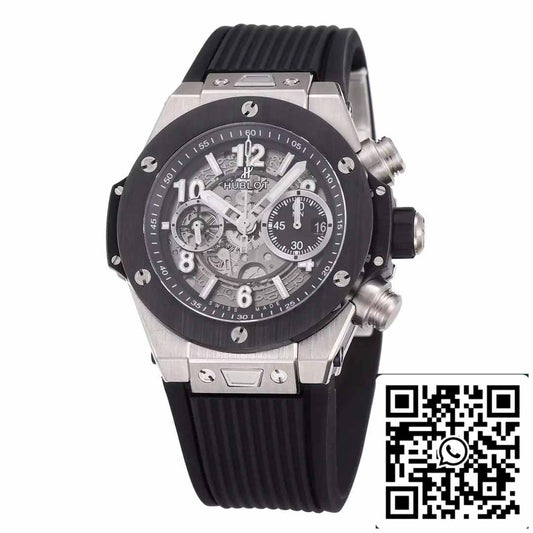 Hublot Big Bang Unico Titanium 421.NM.1170.RX 1:1 Best Edition BBF Factory quadrante grigio 