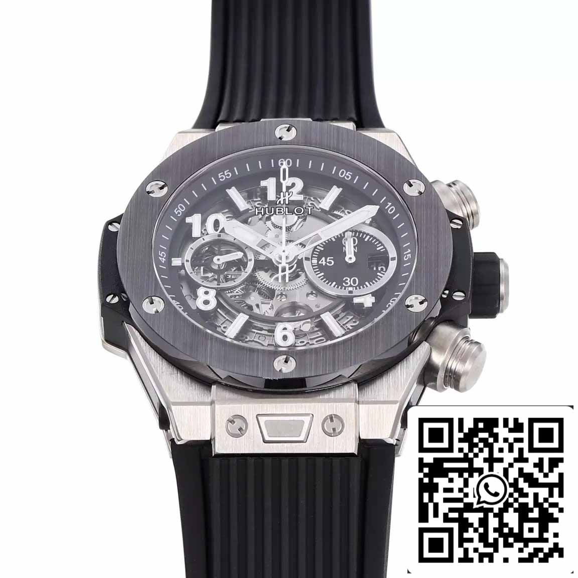 Hublot Big Bang Unico Titanium 421.NM.1170.RX 1:1 Best Edition BBF Factory quadrante grigio 