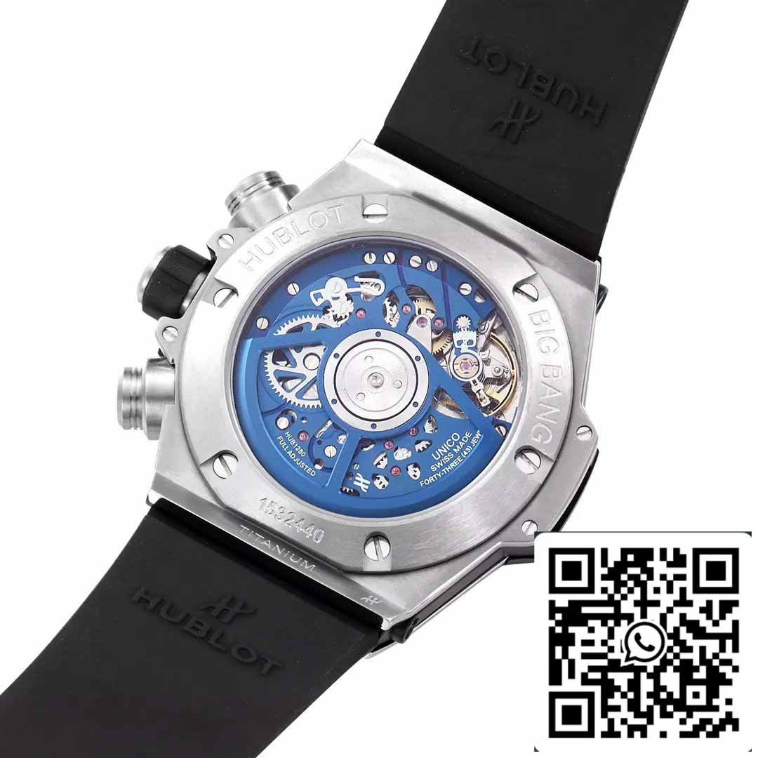 Hublot Big Bang Unico Titanium 421.NX.5170.RX 1:1 Mejor edición BBF Factory esfera azul 