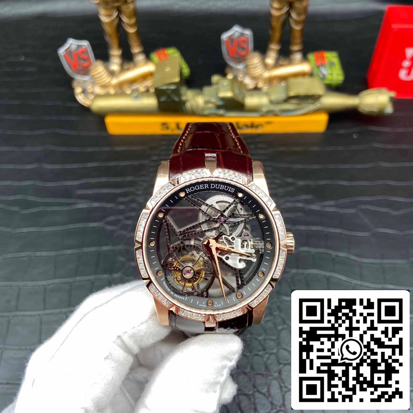 Roger Dubuis Excalibur RDDBEX0393 1:1 Best Edition BBR Factory V3 Tourbillon Skeleton Dial