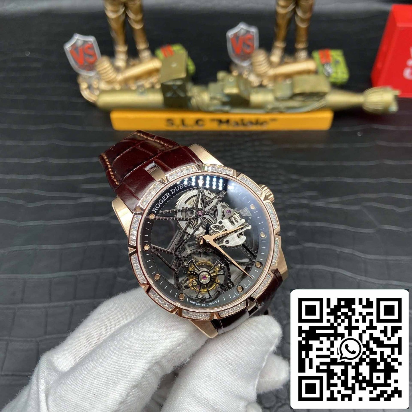 Roger Dubuis Excalibur RDDBEX0393 1:1 Best Edition BBR Factory V3 Tourbillon Skeleton Dial