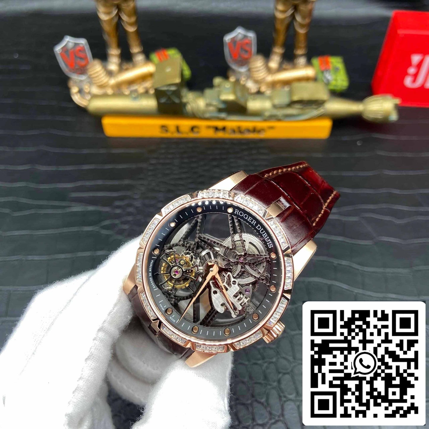 Roger Dubuis Excalibur RDDBEX0393 1:1 Best Edition BBR Factory V3 Tourbillon Skeleton Dial