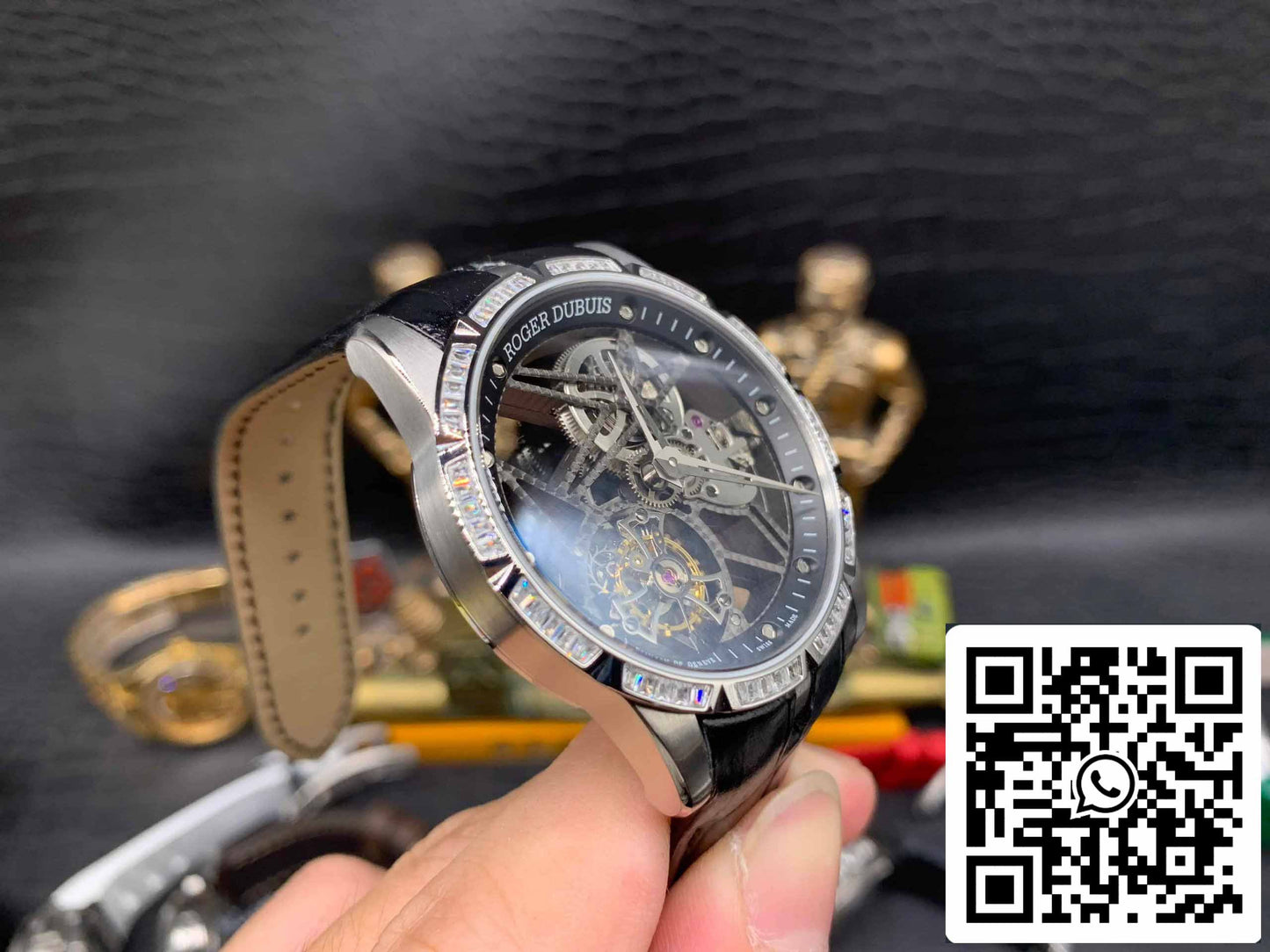 Roger Dubuis Excalibur RDDBEX0393 Silver Case 1:1 Best Edition BBR Factory V3 Tourbillon Skeleton Dial