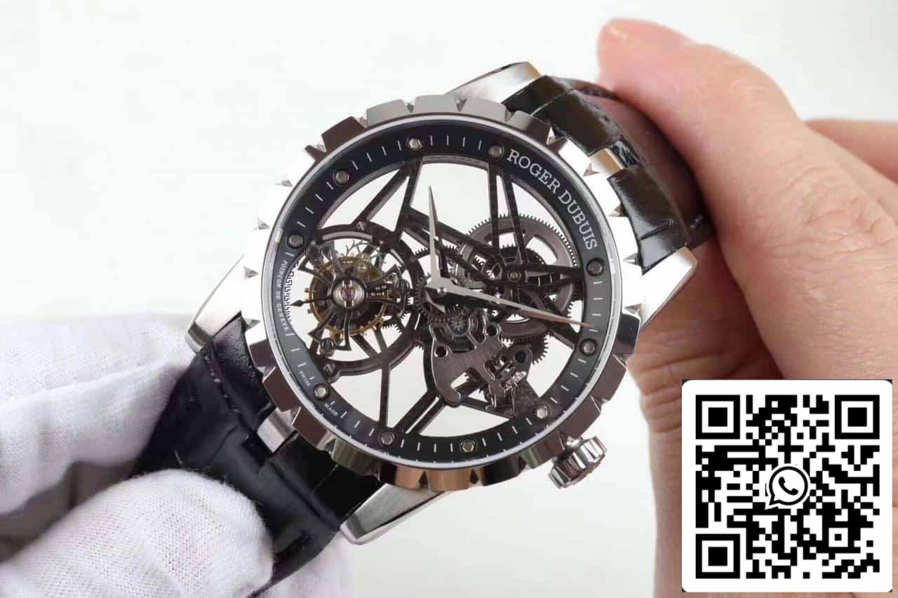 Roger Dubuis Excalibur RDDBEX0392 Silver Case 1:1 Best Edition BBR Factory V3 Tourbillon Watch