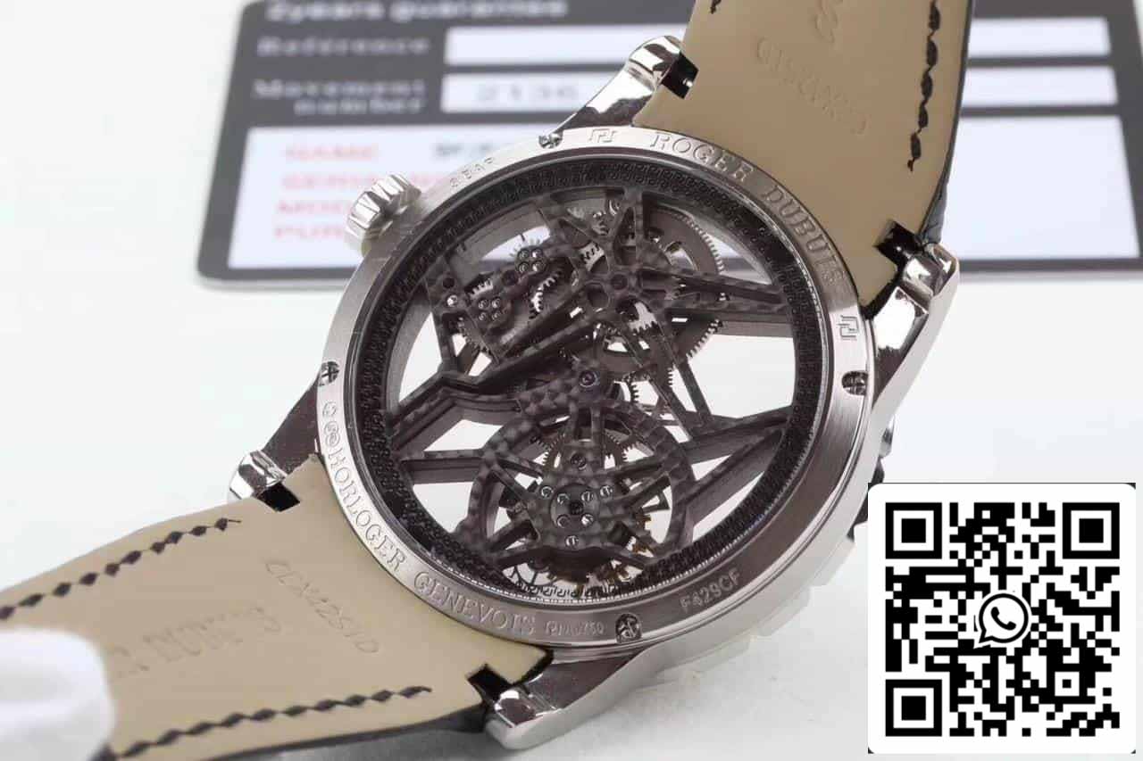 Roger Dubuis Excalibur RDDBEX0392 Silver Case 1:1 Best Edition BBR Factory V3 Tourbillon Watch