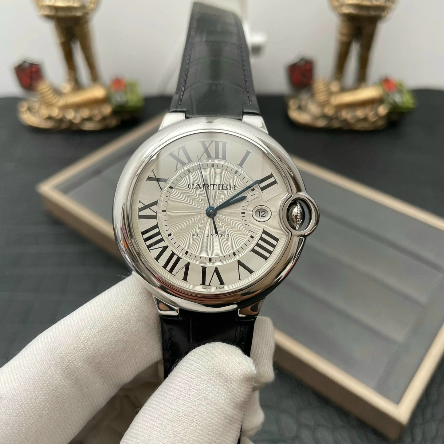 Ballon Bleu De Cartier 42MM WSBB0026 1:1 Migliore edizione AF Factory quadrante bianco