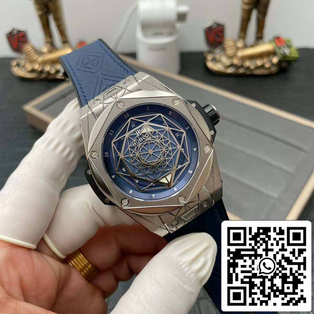 Hublot Big Bang 415.NX.1112.VR.MXM16 1:1 Migliore edizione WWF quadrante blu 