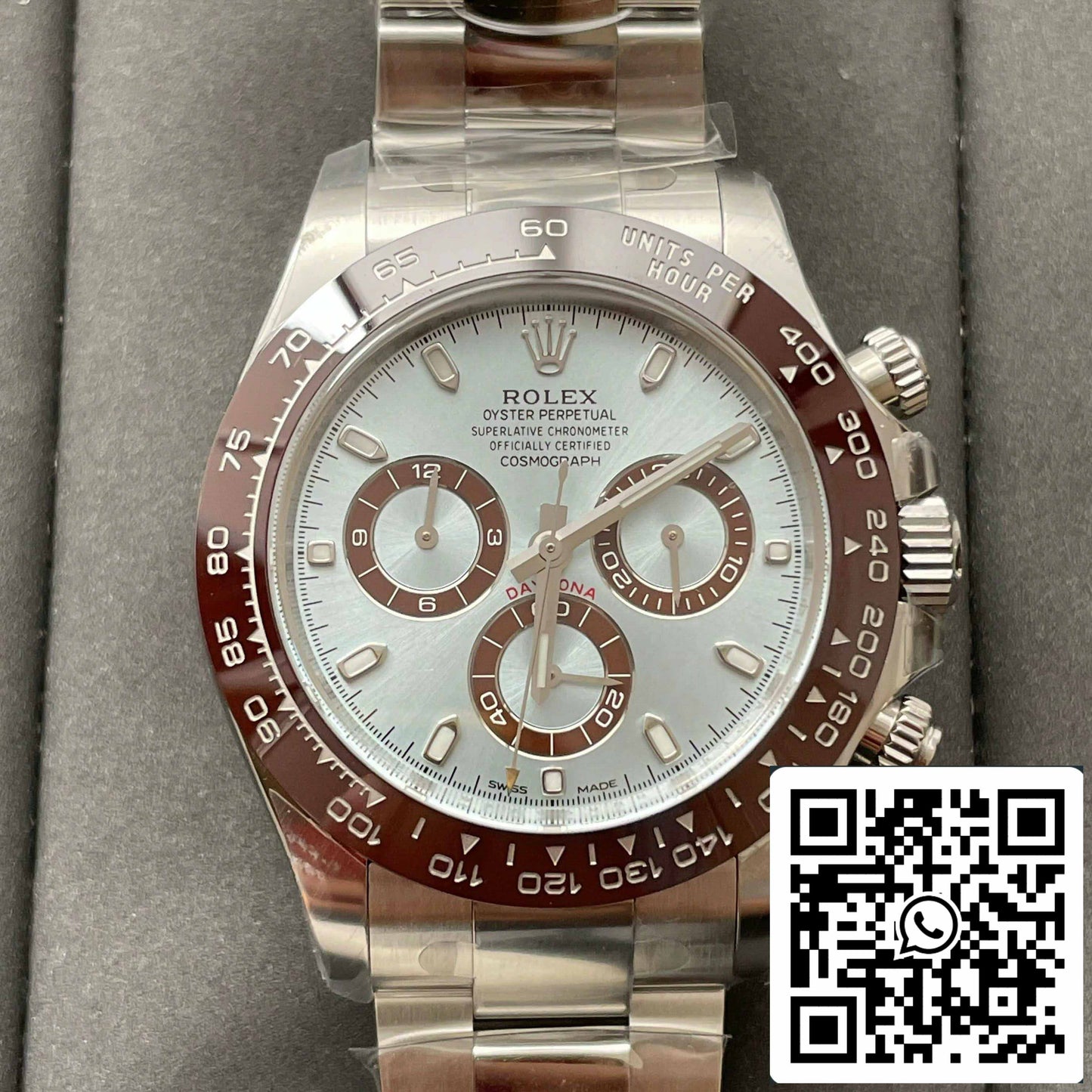 Rolex Cosmograph Daytona M116506-0001 1:1 Bisel de cerámica Clean Factory, la mejor edición 