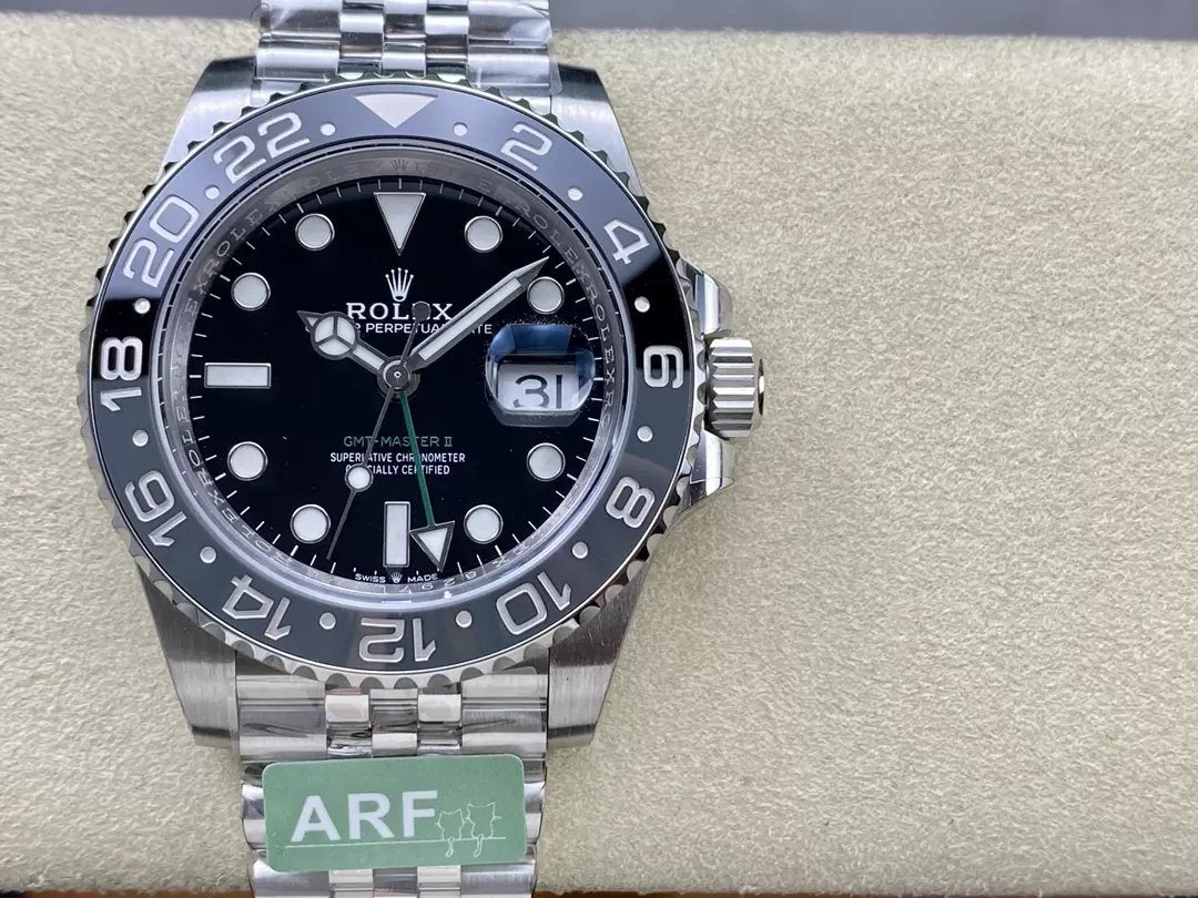 Rolex GMT Master II m126710grnr-0003 1:1 Mejor edición ARF Factory La más nueva correa Jubilee 2024