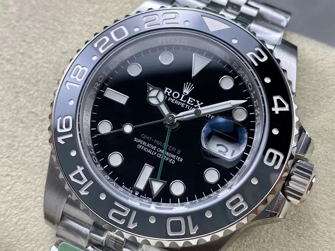 Rolex GMT Master II m126710grnr-0003 1:1 Mejor edición ARF Factory La más nueva correa Jubilee 2024