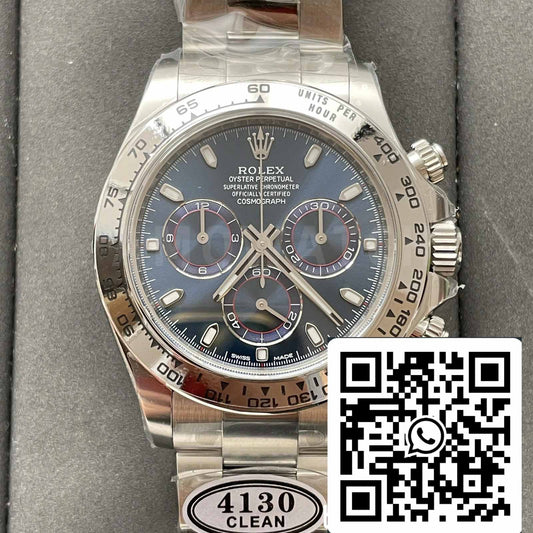 Rolex Cosmograph Daytona 116509-78599 1:1 Mejor edición Clean Factory esfera azul