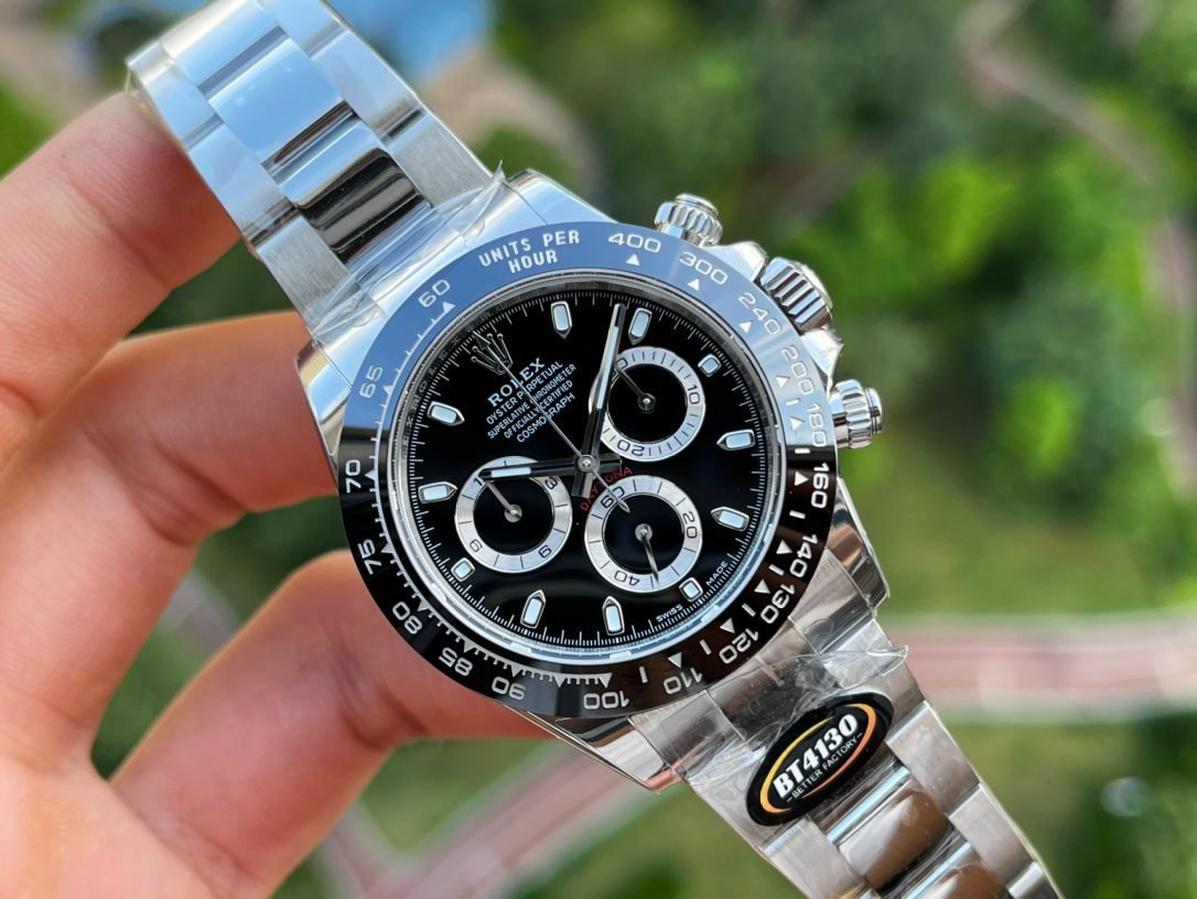 Réplica Rolex Daytona m116500ln-0002 Mejor Edición BT Factory Black Daytona Panda