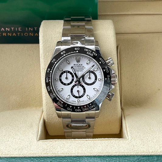 Réplica Rolex Daytona m116500ln-0001 Mejor Edición BT Factory White Daytona Panda