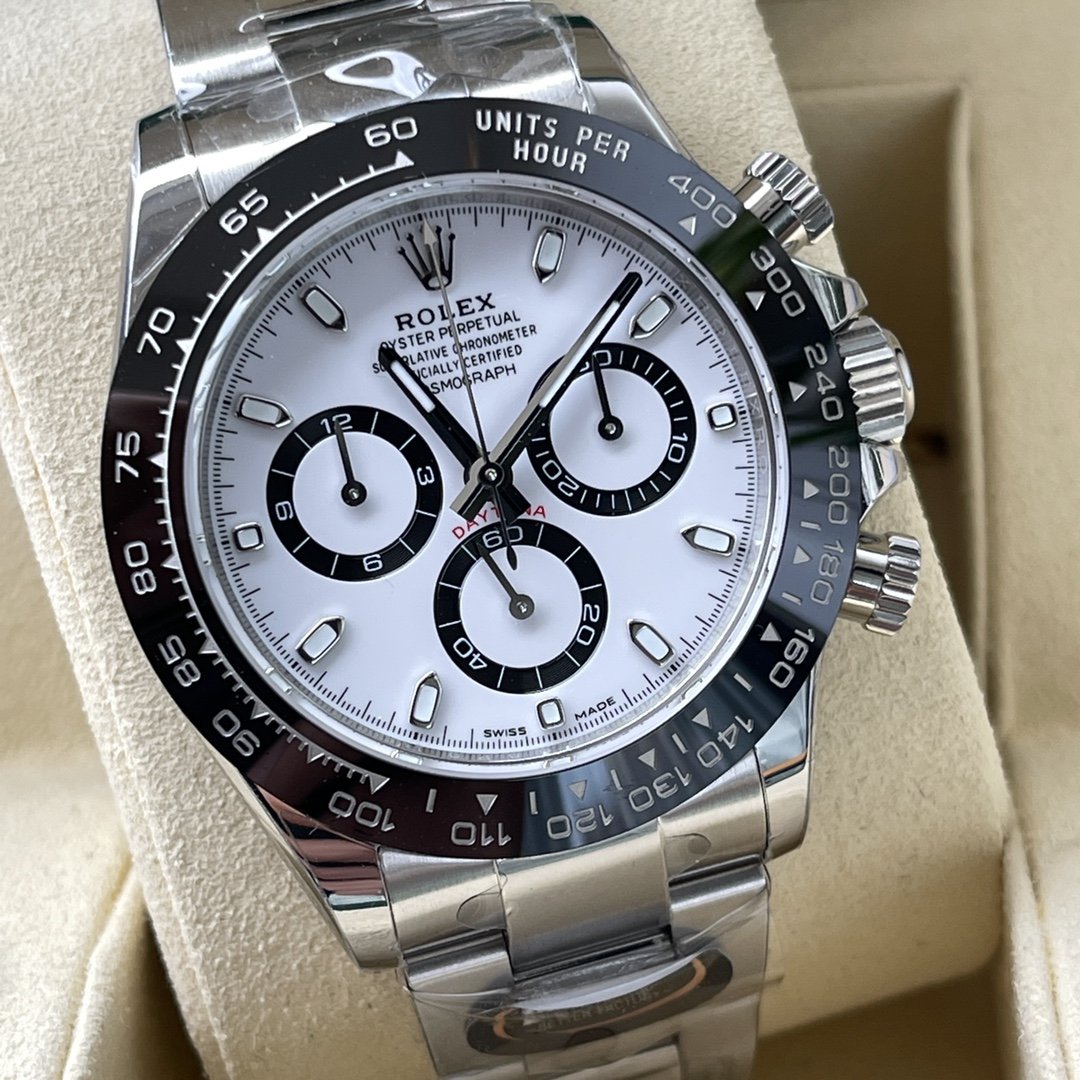 Replica Rolex Daytona m116500ln-0001 Migliore edizione BT Factory White Daytona Panda