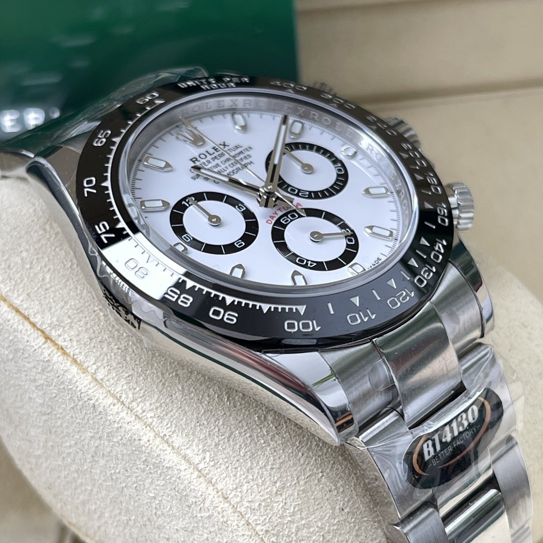 Replica Rolex Daytona m116500ln-0001 Migliore edizione BT Factory White Daytona Panda