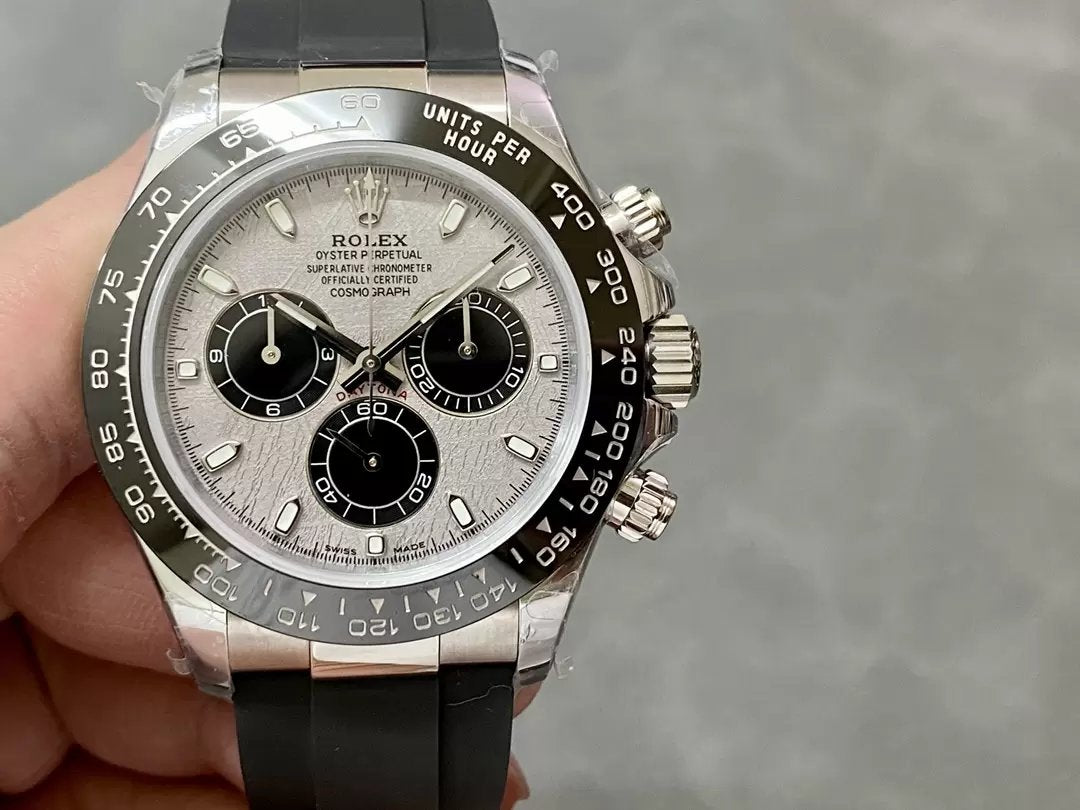 Rolex Cosmograph Daytona m126519 esfera de meteorito 1:1 Mejor Edición QF Factory 4131 Movimiento