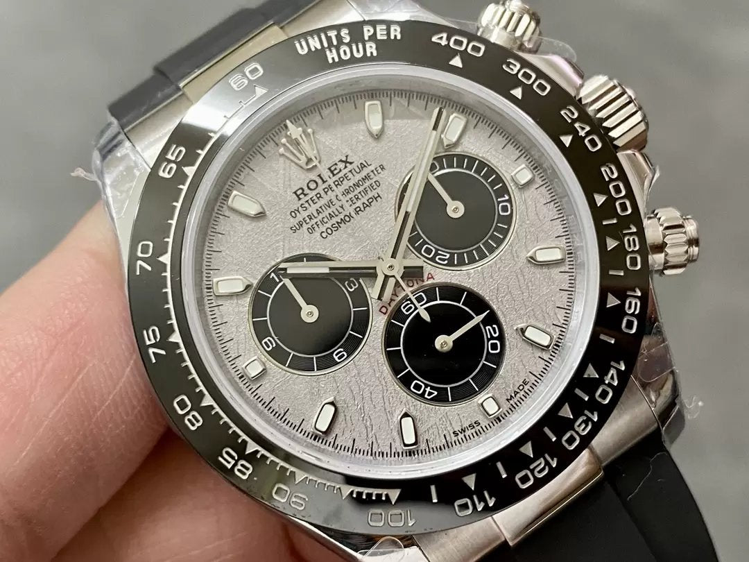 Rolex Cosmograph Daytona m126519 esfera de meteorito 1:1 Mejor Edición QF Factory 4131 Movimiento