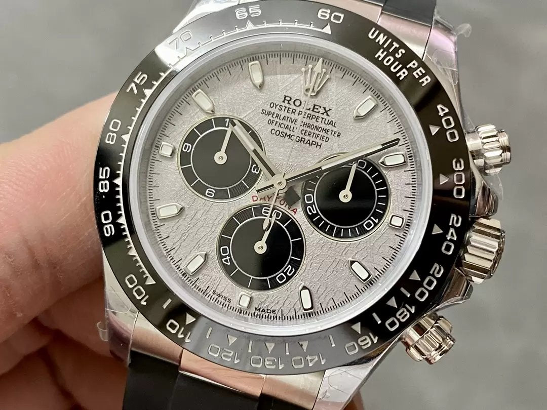 Rolex Cosmograph Daytona m126519 esfera de meteorito 1:1 Mejor Edición QF Factory 4131 Movimiento