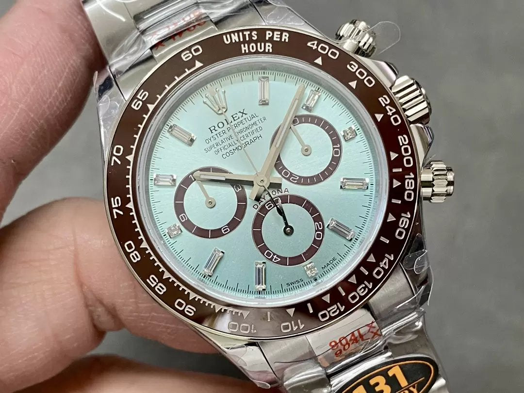 Rolex Cosmograph Daytona m126506-0002 Ice Blue 1:1 Best Edition QF Factory 4131 Movimento