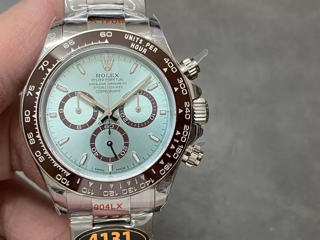 Rolex Cosmograph Daytona m126506-0001 Azul Hielo 1:1 Mejor Edición QF Factory 4131 Movimiento