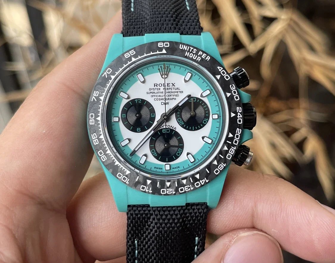 Rolex Cosmograph Daytona Series with Carbon Fiber Case【4130 Movement DIW Modified Version】