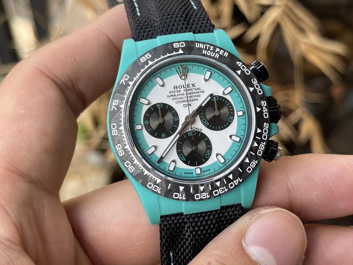 Rolex Cosmograph Daytona Series with Carbon Fiber Case【4130 Movement DIW Modified Version】