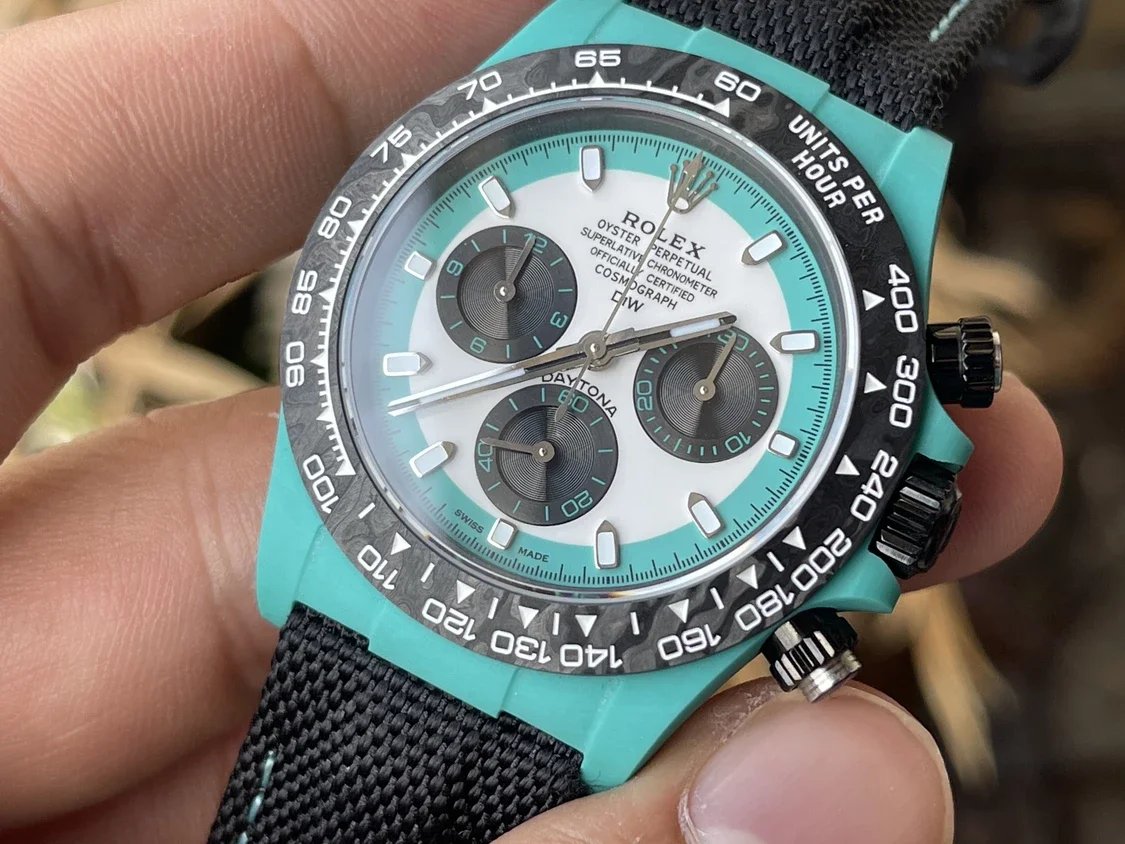 Rolex Cosmograph Daytona Series with Carbon Fiber Case【4130 Movement DIW Modified Version】