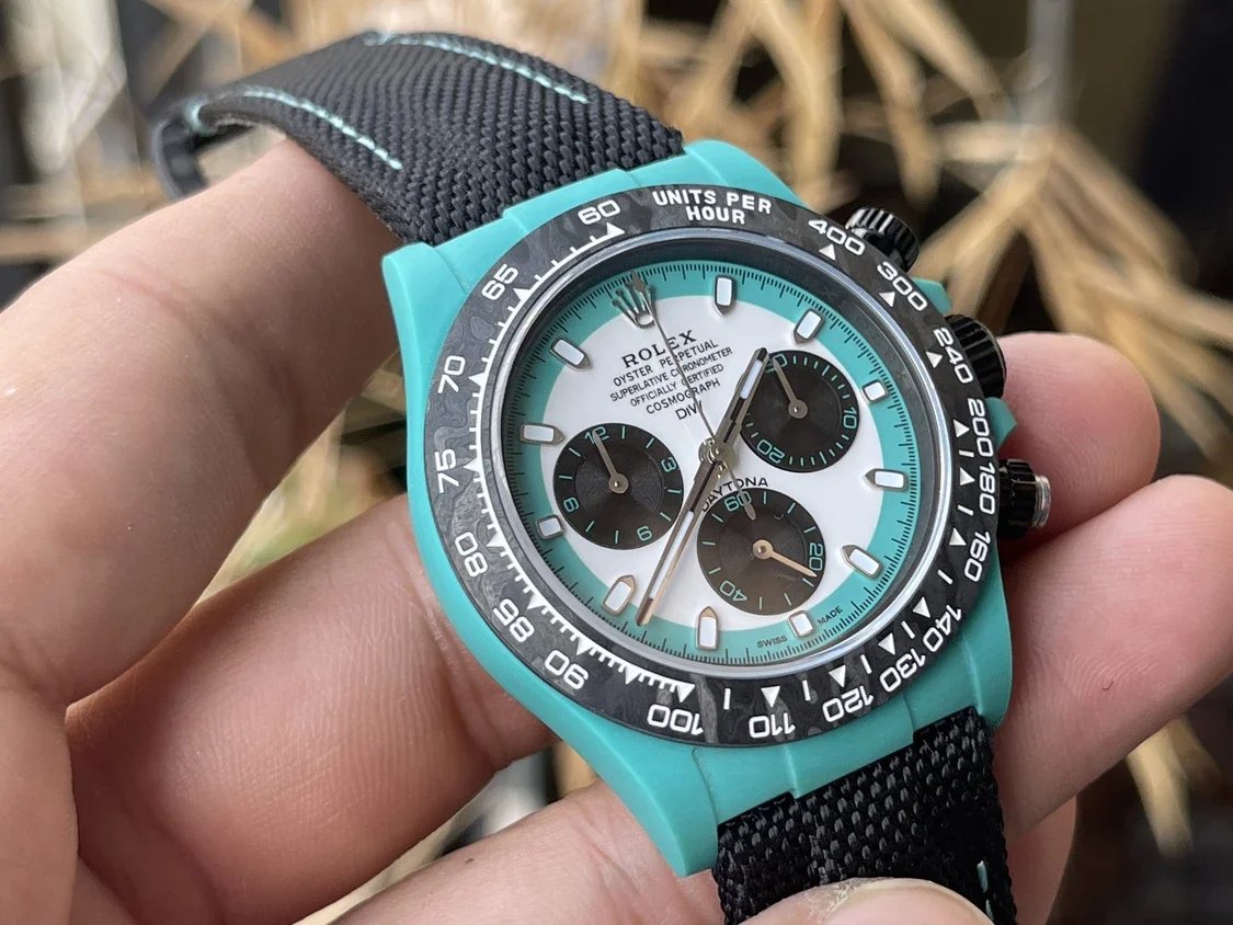 Rolex Cosmograph Daytona Series with Carbon Fiber Case【4130 Movement DIW Modified Version】