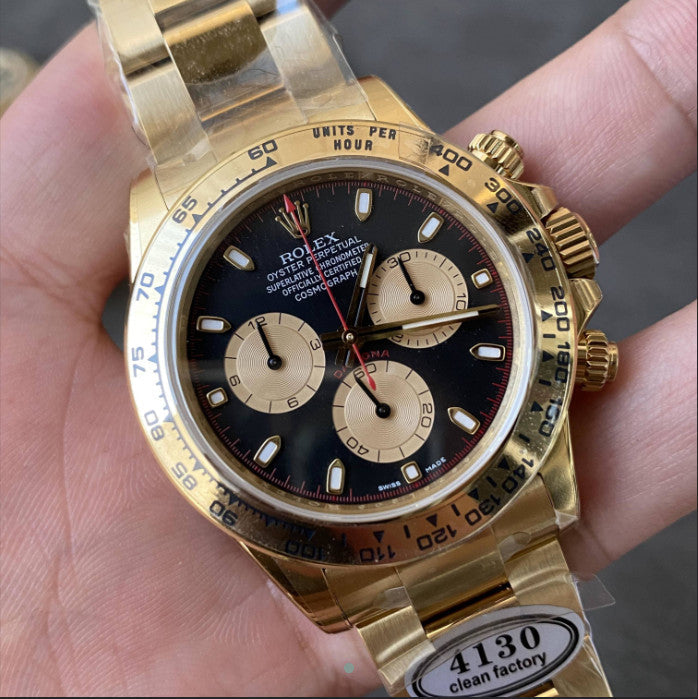 Replica Rolex Cosmograph Daytona m126508-0002 Fabbrica Pulita Oro Giallo 4130 Movimento