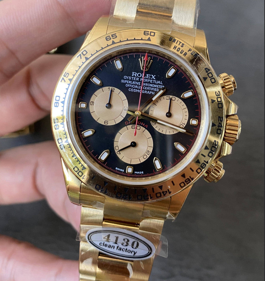 Réplica Rolex Cosmograph Daytona m126508-0002 Movimiento Clean Factory Oro Amarillo 4130