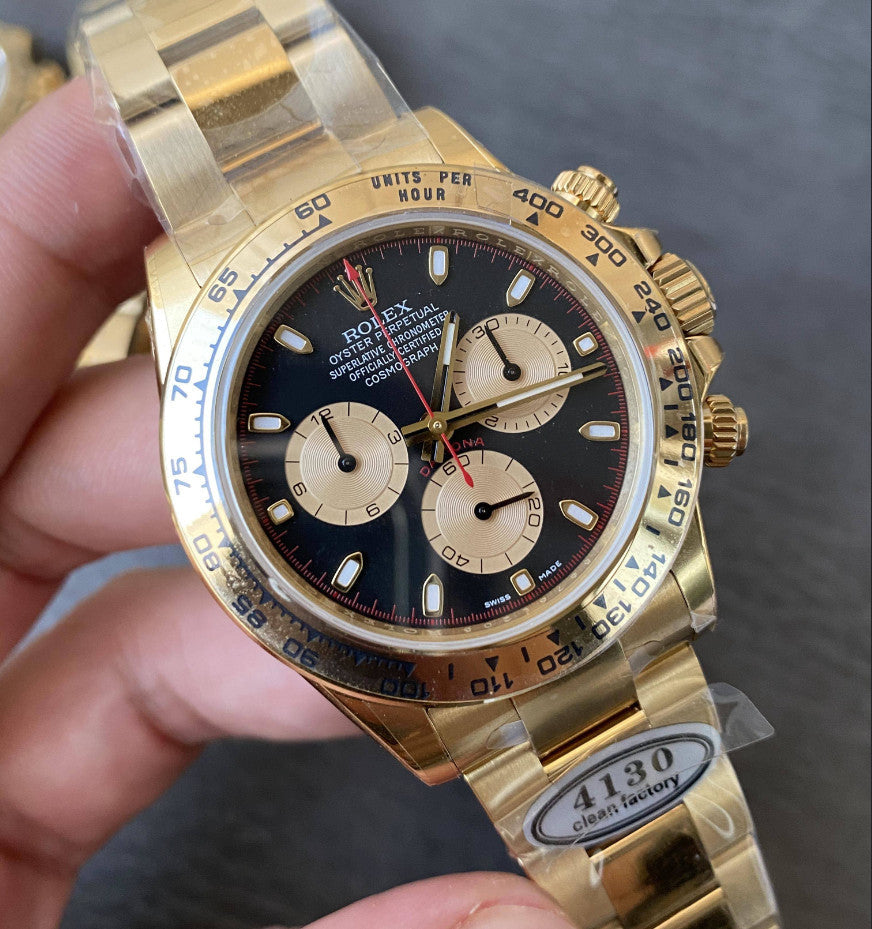 Réplica Rolex Cosmograph Daytona m126508-0002 Movimiento Clean Factory Oro Amarillo 4130