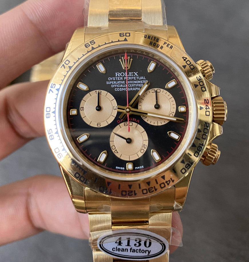 Replica Rolex Cosmograph Daytona m126508-0002 Clean Factory Yellow Gold 4130 Movement