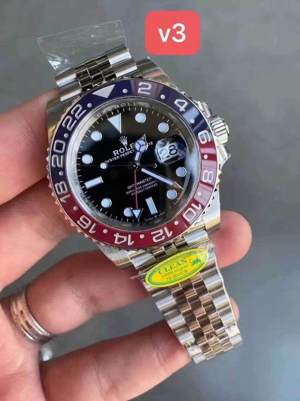 Rolex GMT Master II M126710BLRO-0001 Jubilee Strap Best Edition Clean Factory V3 Cola Circle