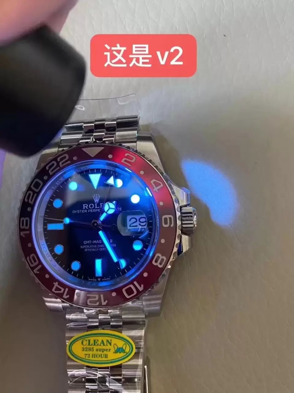 Rolex GMT Master II M126710BLRO-0001 Jubilee Strap Best Edition Clean Factory V3 Cola Circle