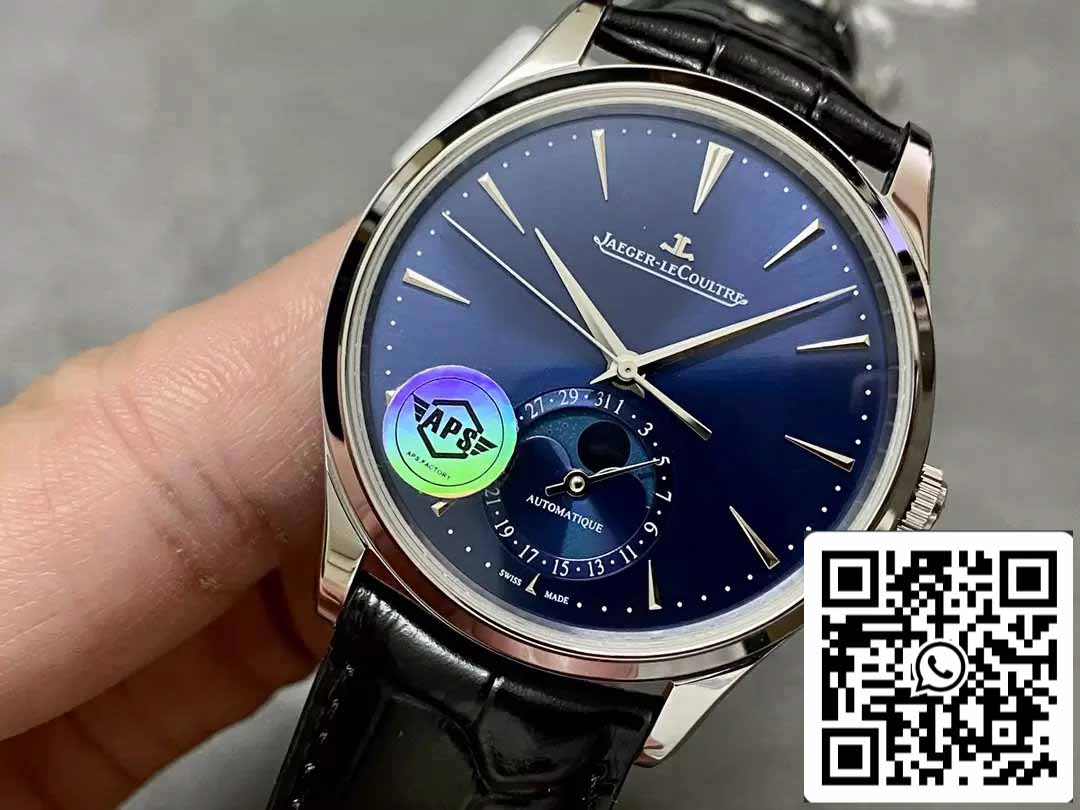 Jaeger-LeCoultre Master Ultra Thin MOON Q1368480 1:1 Best Edition APS Factory quadrante blu