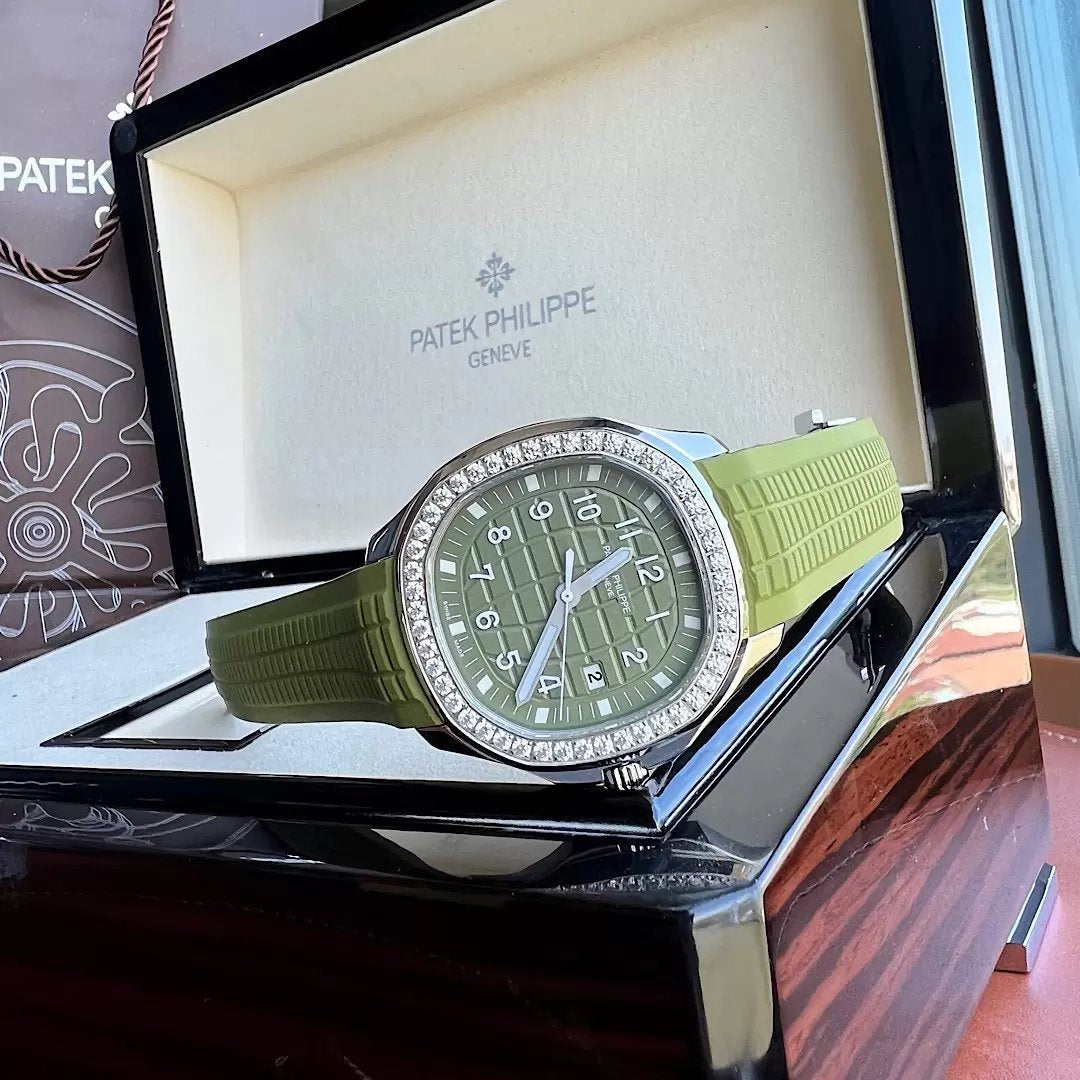 Patek Philippe Aquanaut 5267/200A-011 Quadrante verde 1:1 Migliore edizione PPF Factory