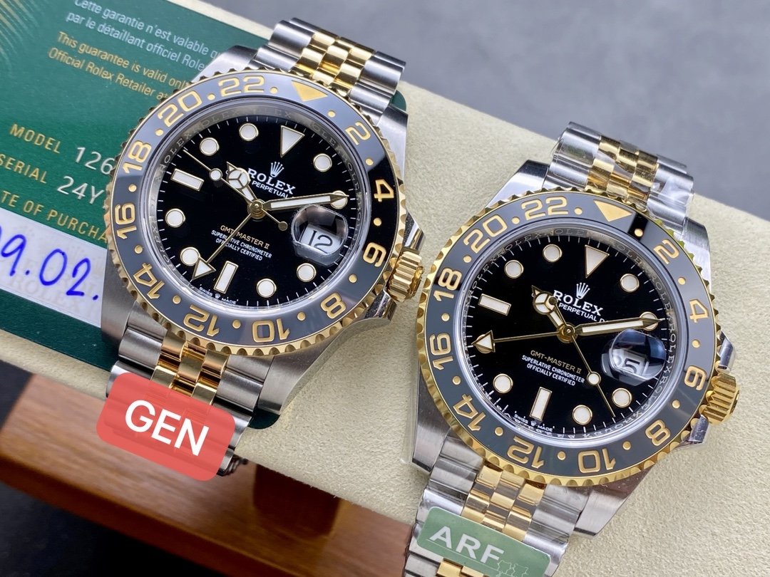 Rolex GMT Master II M126713grnr-0001 ARF Factory 1:1 Mejor Edición 3285 Movimiento Jubilee Correa