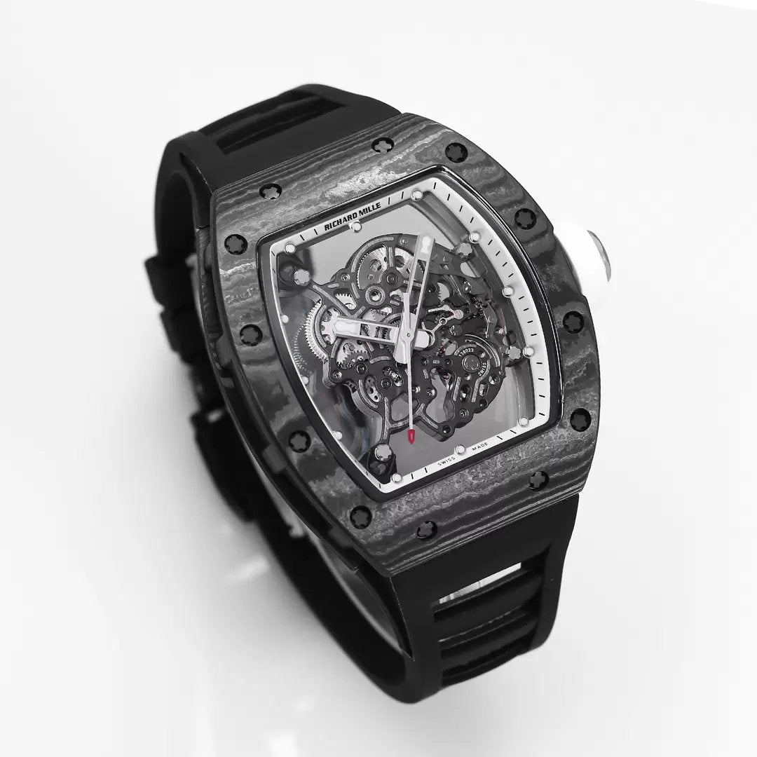 RICHARD MILLE RM055 Rediseñado original 1:1 Best Edition BBR Factory 2024 Bisel blanco 