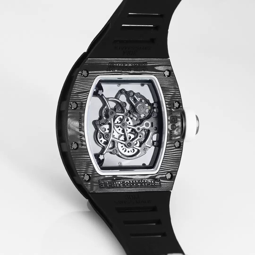 RICHARD MILLE RM055 Redesigned original 1:1 Best Edition BBR Factory 2024 White Bezel