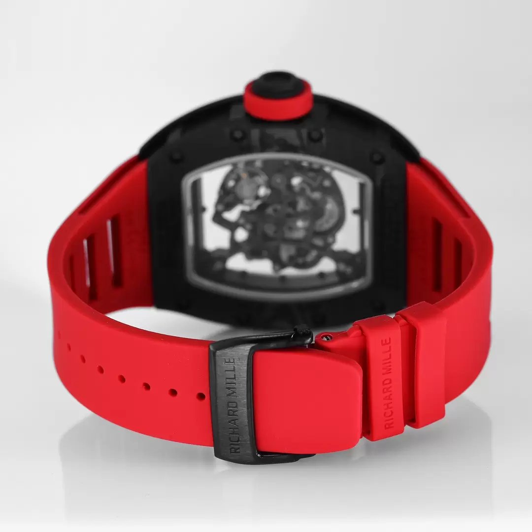 RICHARD MILLE RM055 Rediseñado original 1:1 Mejor Edición BBR Factory 2024 Correa Roja 