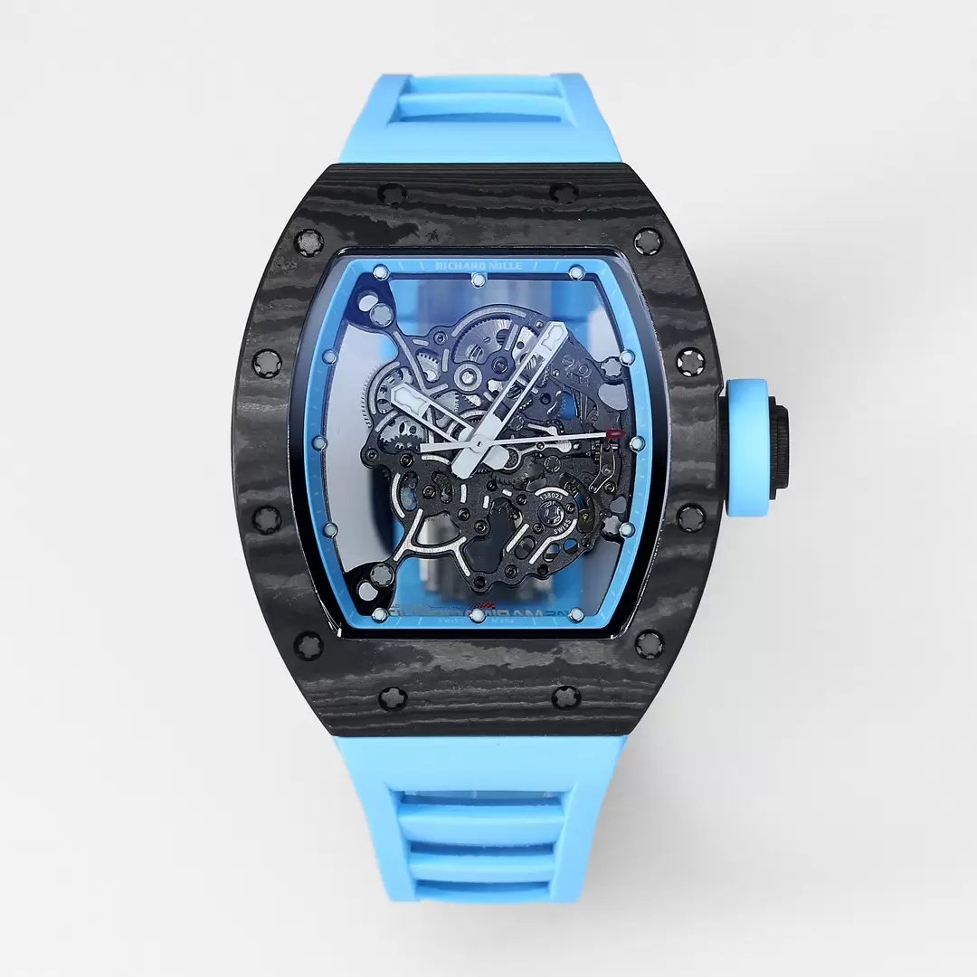 RICHARD MILLE RM055 Ridisegnato originale 1:1 Best Edition BBR Factory 2024 Blu 