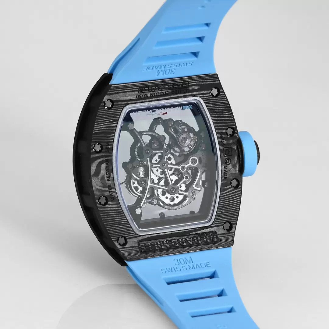 RICHARD MILLE RM055 Rediseñado original 1:1 Best Edition BBR Factory 2024 Azul 