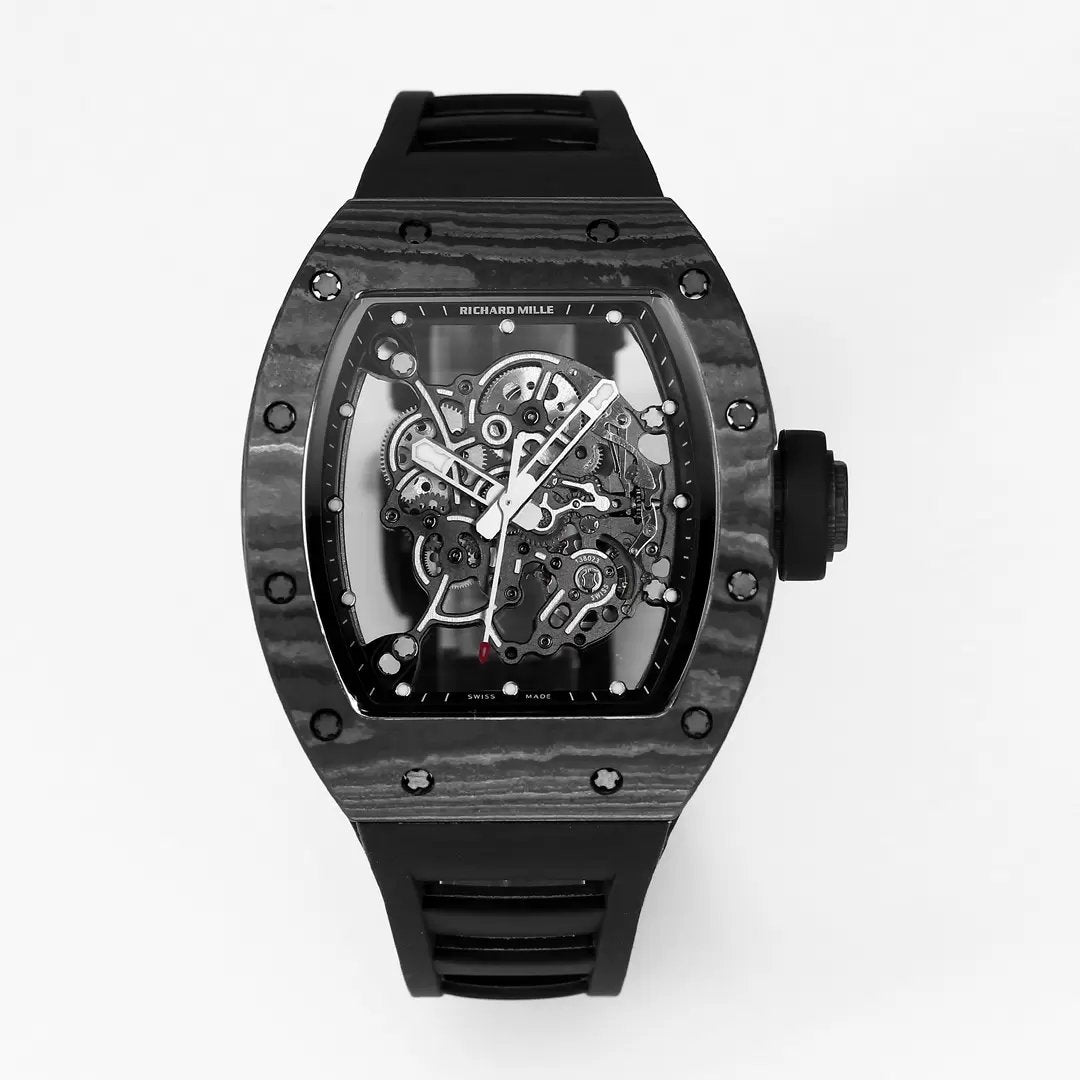 RICHARD MILLE RM055 Rediseñado original 1:1 Best Edition BBR Factory 2024 Negro 