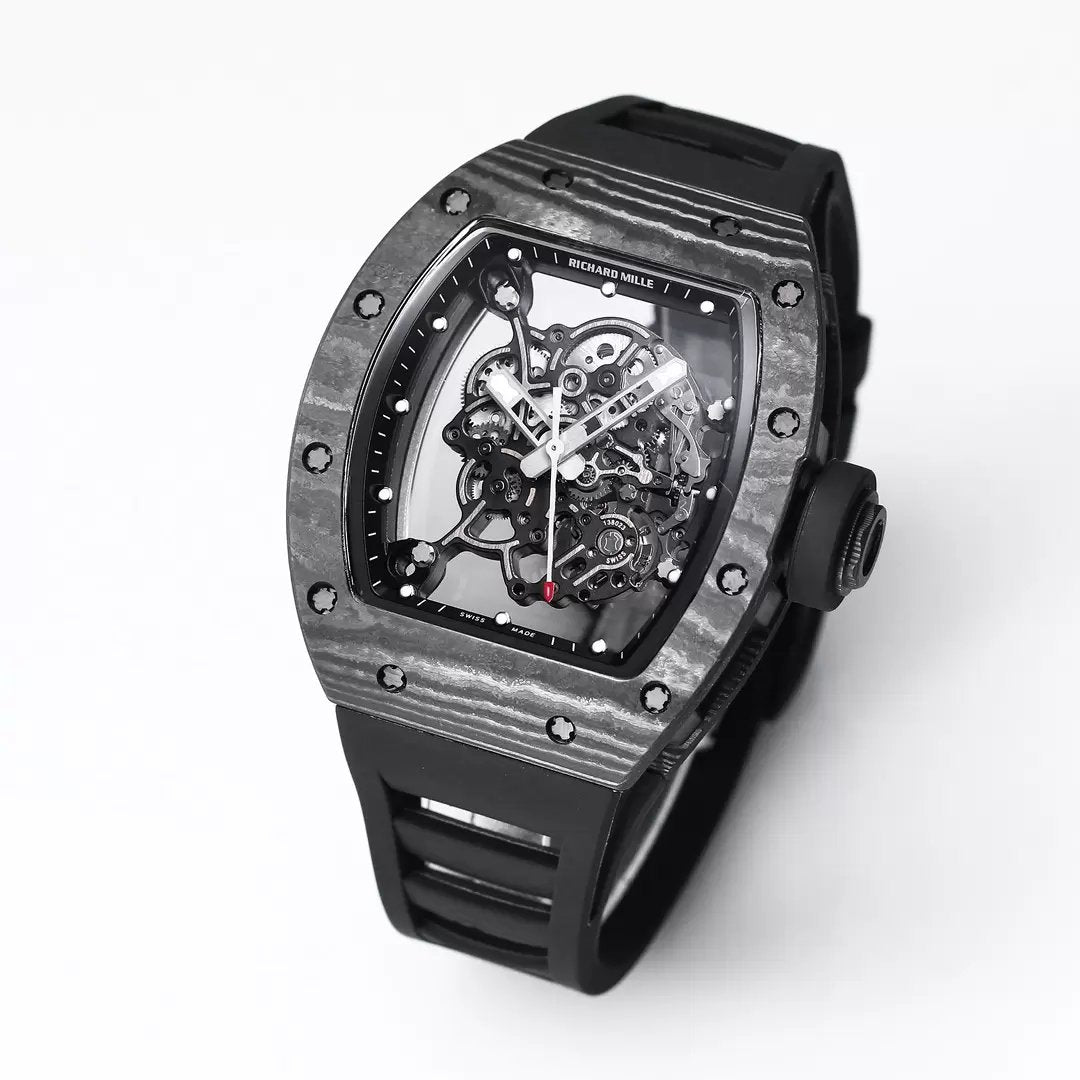 RICHARD MILLE RM055 Riprogettato originale 1:1 Best Edition BBR Factory 2024 Nero 