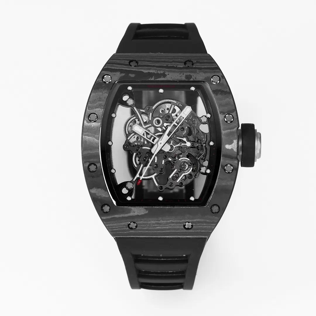 RICHARD MILLE RM055 Cinturino nero originale 1:1 Best Edition BBR Factory 2024 riprogettato 