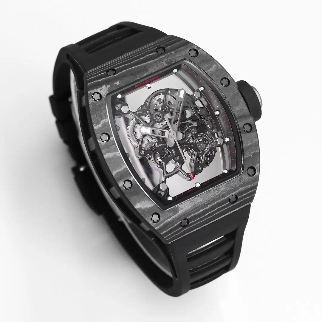 RICHARD MILLE RM055 Redesigned original 1:1 Best Edition BBR Factory 2024 Black Strap